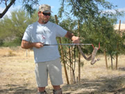 Allstate Animal Control photo trapper with snake